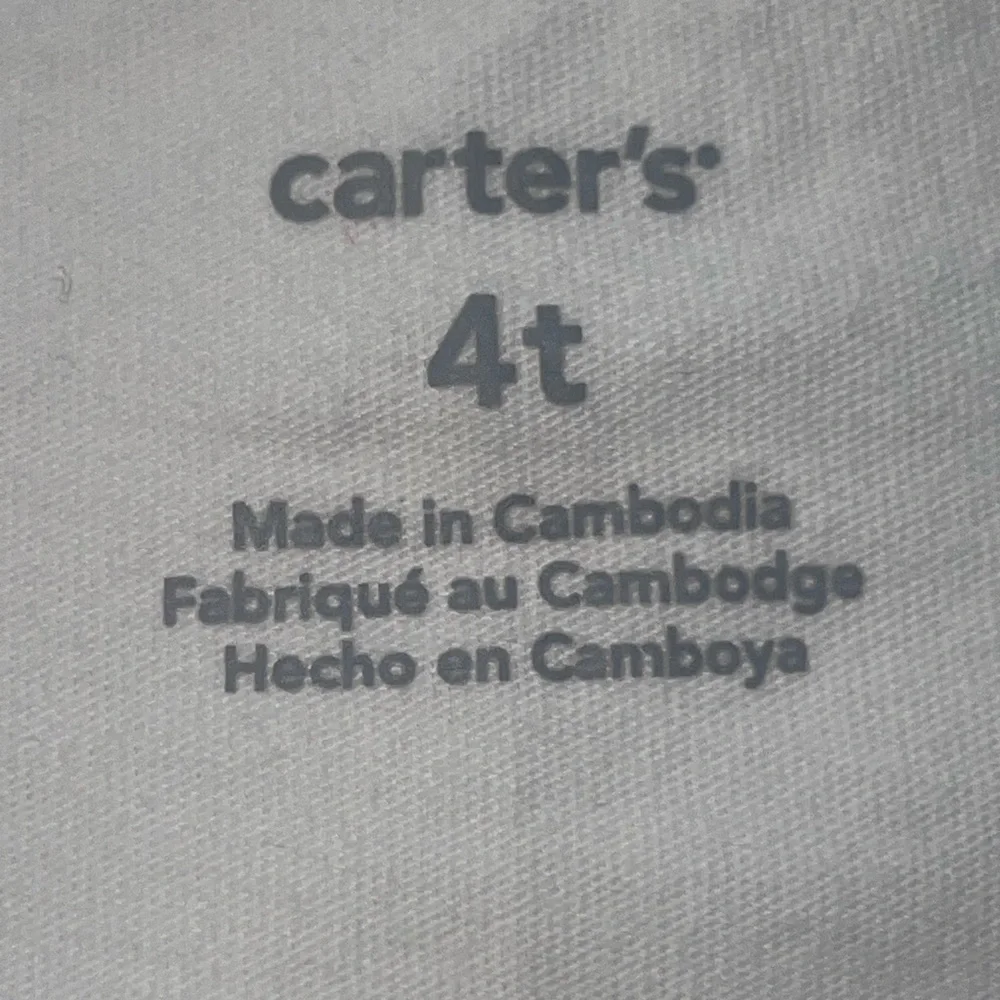 Carter's Cream Long Sleeve Tee with Multicolor Sequin Hearts